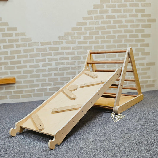 CLIMB & SLIDE DISCOVERY SET (SHAPE SORTER PIKLER + SLIDE RAMP)
